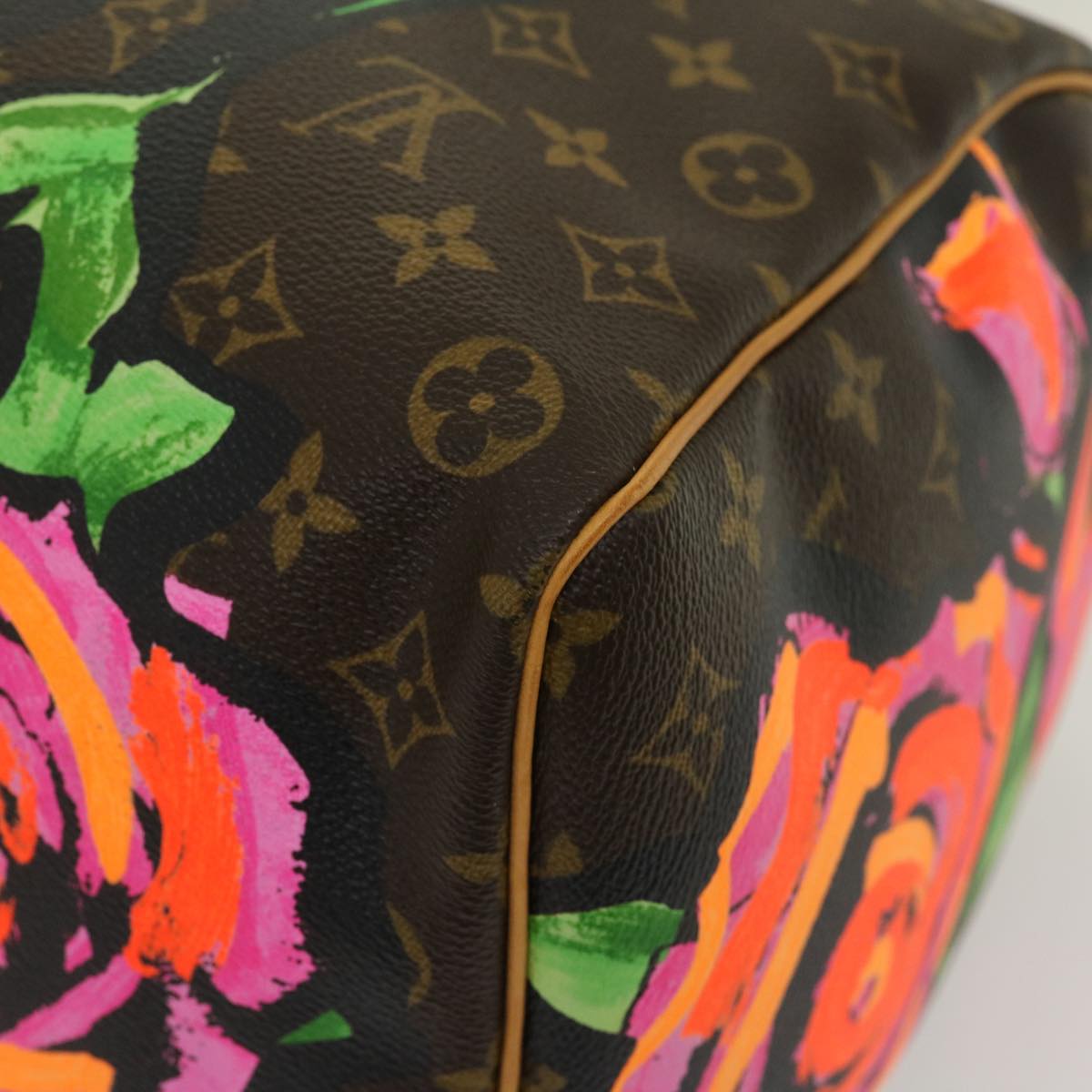 LOUIS VUITTON Monogram Rose Keepall 50 Boston Bag M48605 LV Auth 29944SV