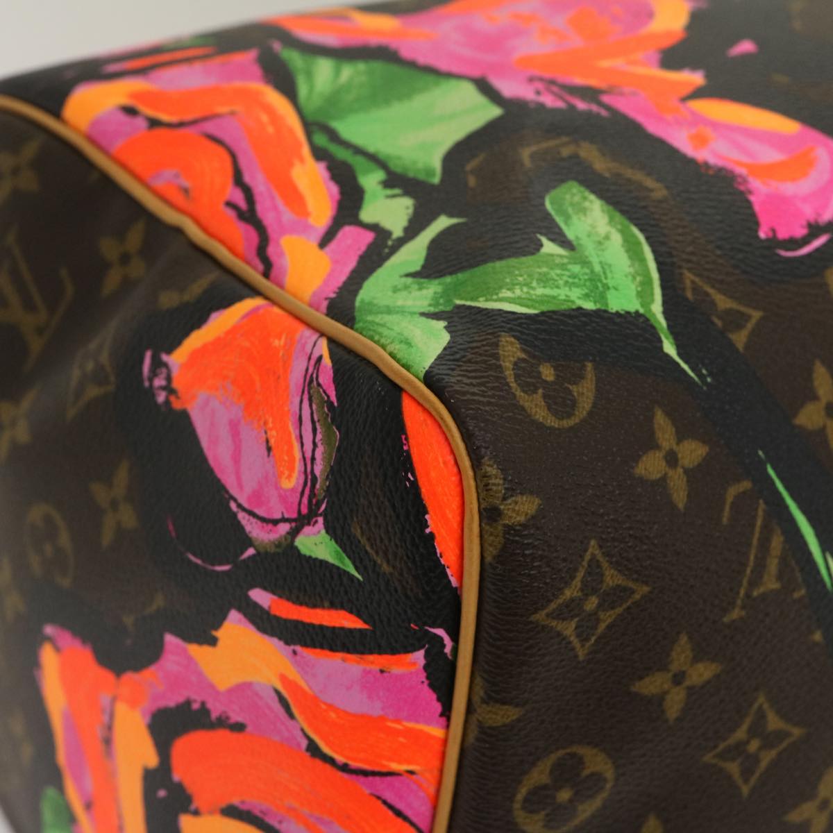 LOUIS VUITTON Monogram Rose Keepall 50 Boston Bag M48605 LV Auth 29944SV