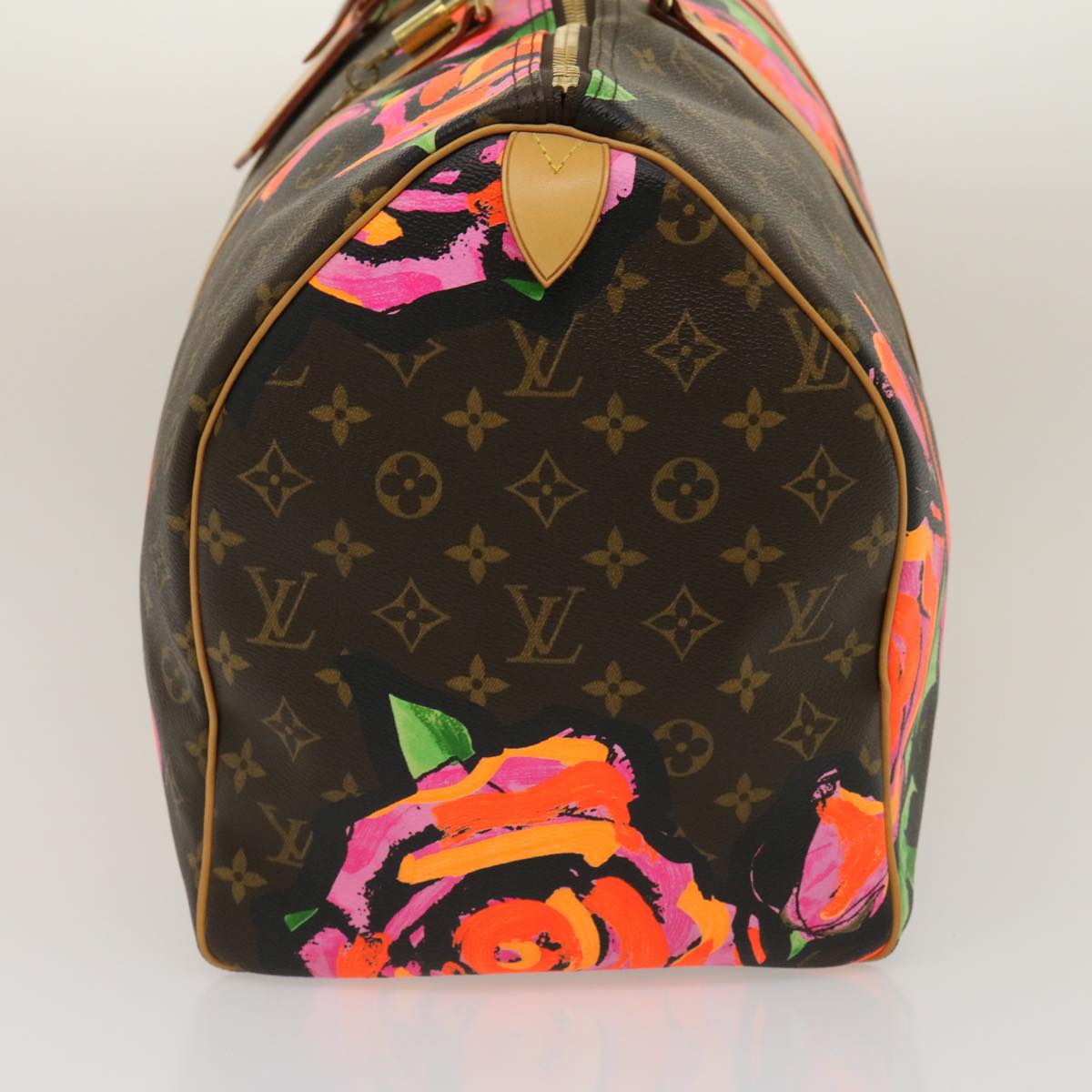 LOUIS VUITTON Monogram Rose Keepall 50 Boston Bag M48605 LV Auth 29944SV