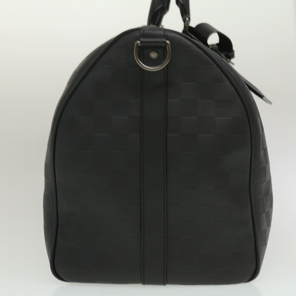 LOUIS VUITTON Damier Infini Keepall Bandouliere 45 Boston Bag N41145 LV 29957S