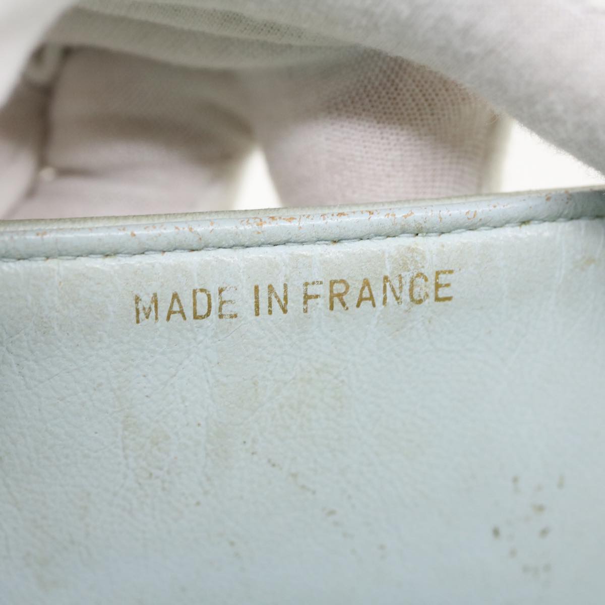 CHANEL Classic Matelasse 25 Double Chain Flap Shoulder Bag Lamb Skin Auth 29961V
