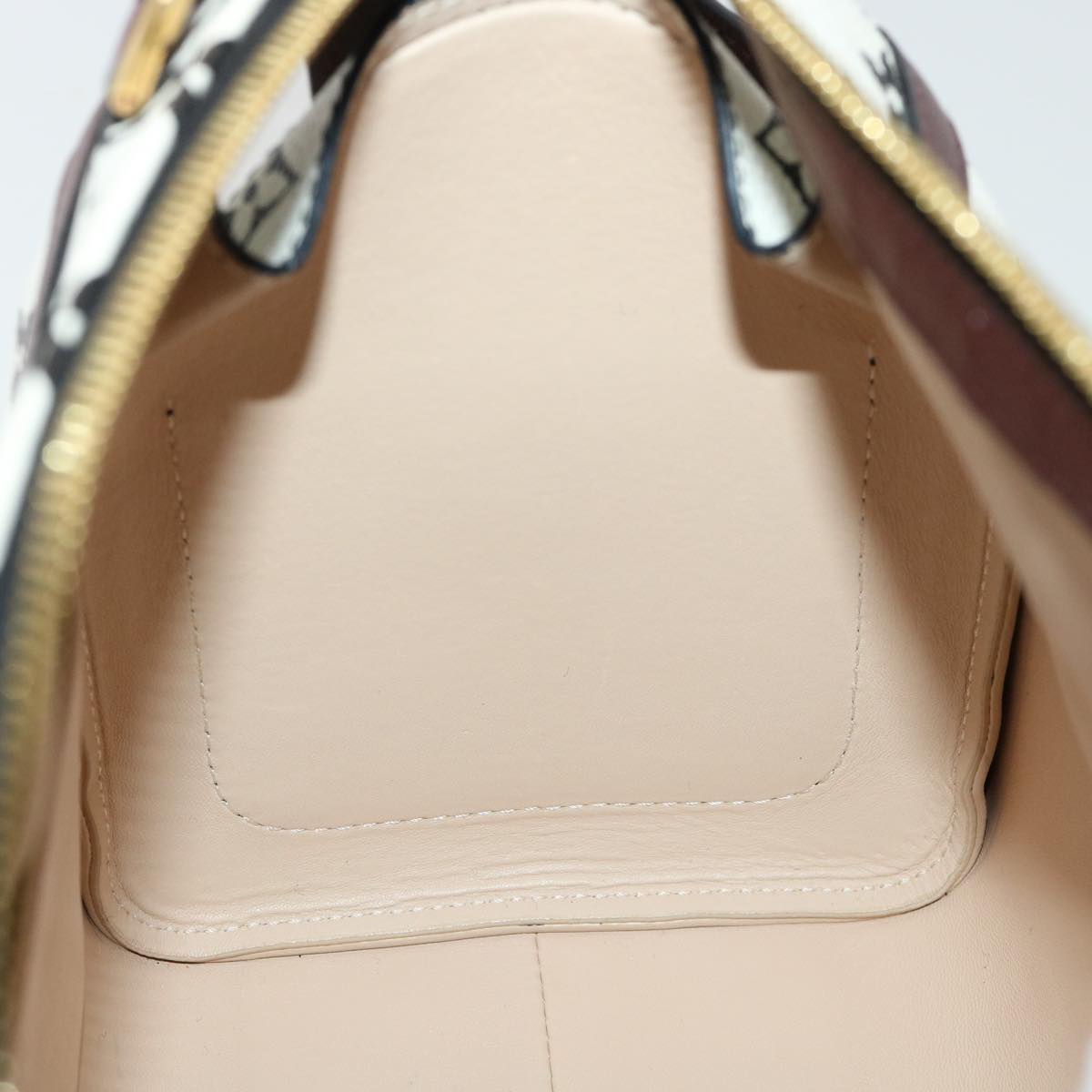 LOUIS VUITTON Monogram Speedy Amazon PM Shoulder Bag White M42210 Auth 30478SM
