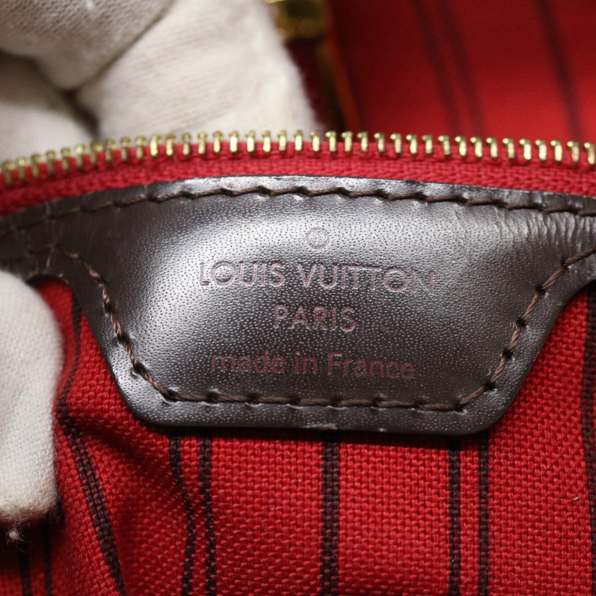 LOUIS VUITTON Damier Ebene Delightful PM Shoulder Bag N41459 LV Auth 30487