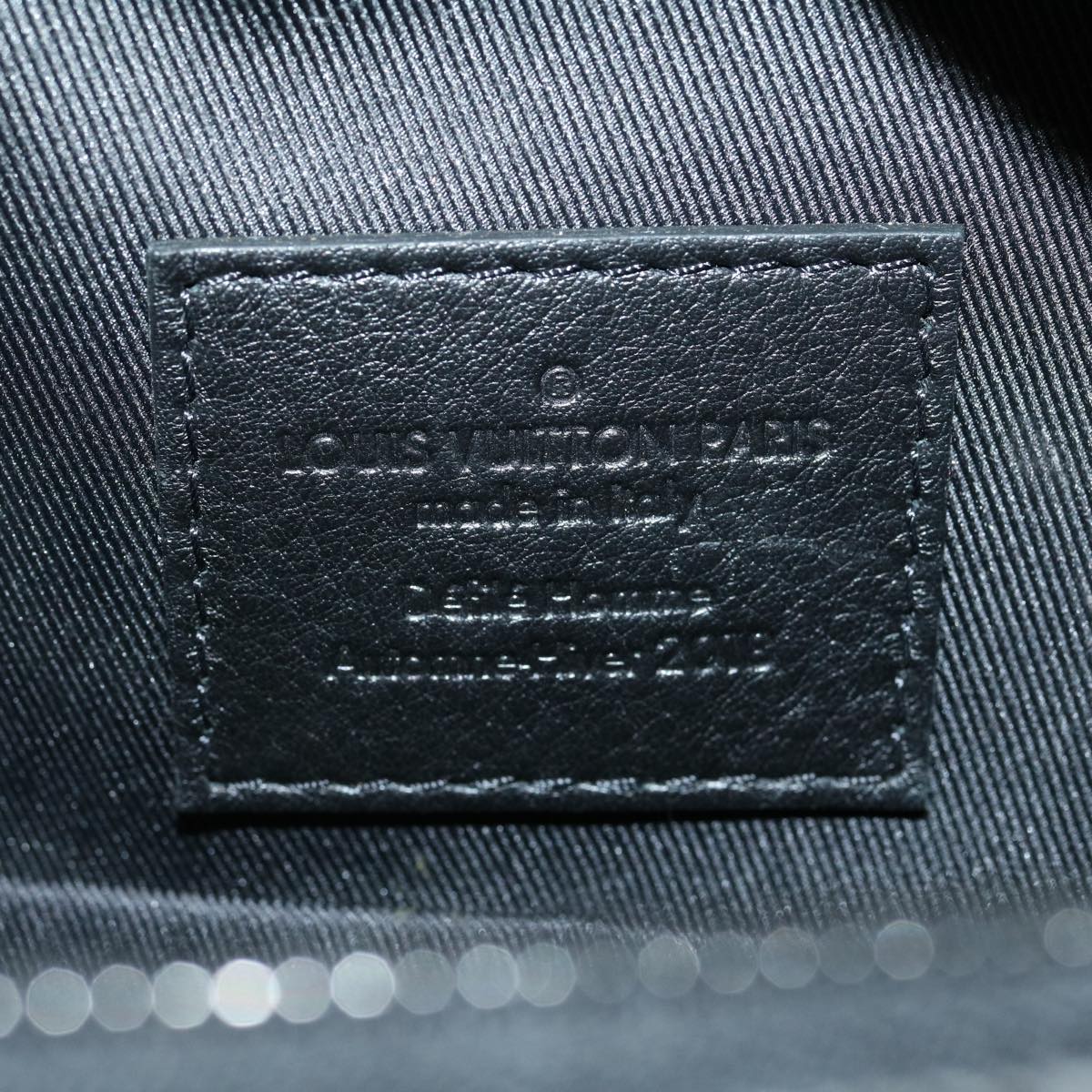LOUIS VUITTON Eclipse Glaze Messenger PM Shoulder Bag Gray M52218 LV Auth 30549SAV