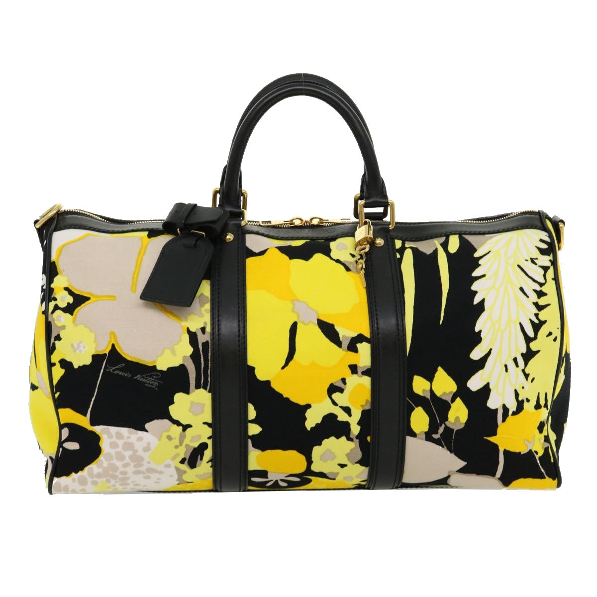 LOUIS VUITTON Toile Canwan Keepall Bandouliere 50 Boston Bag M95366 Auth 30574S