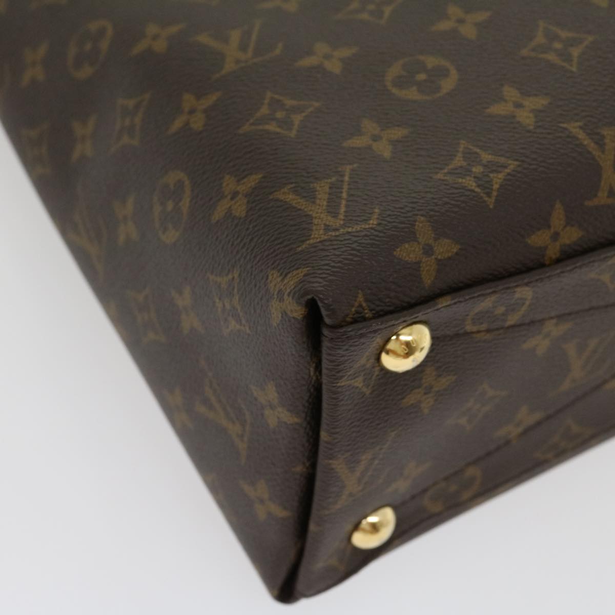 LOUIS VUITTON Monogram V Tote MM Tote Bag 2way M45273 LV Auth 30668S