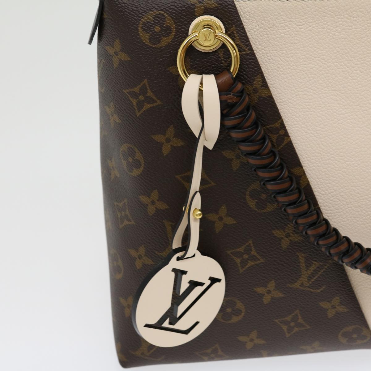 LOUIS VUITTON Monogram V Tote MM Tote Bag 2way M45273 LV Auth 30668S