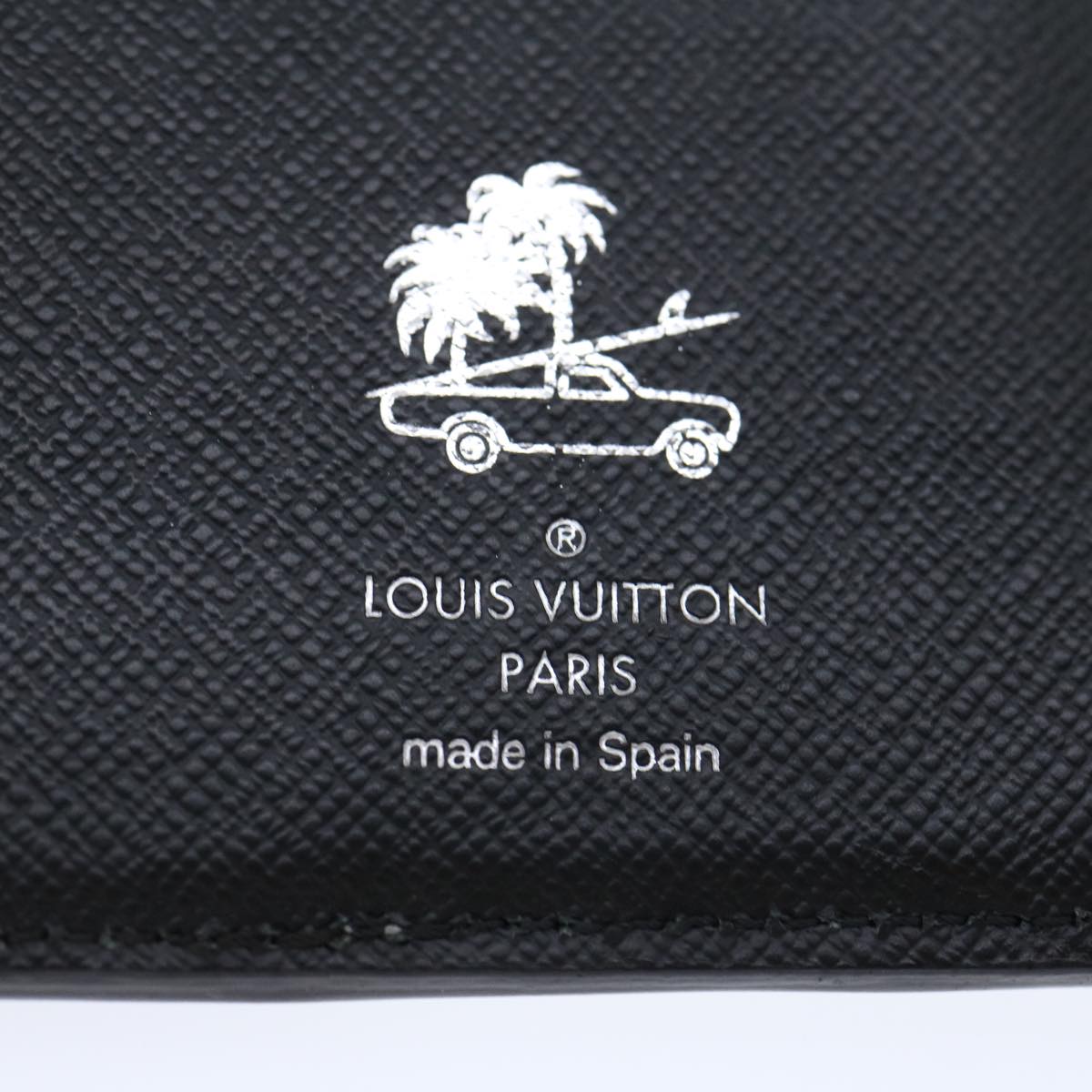 LOUIS VUITTON Eclipse Split Portefeuille Braza Long Wallet M63027 LV Auth 30731A