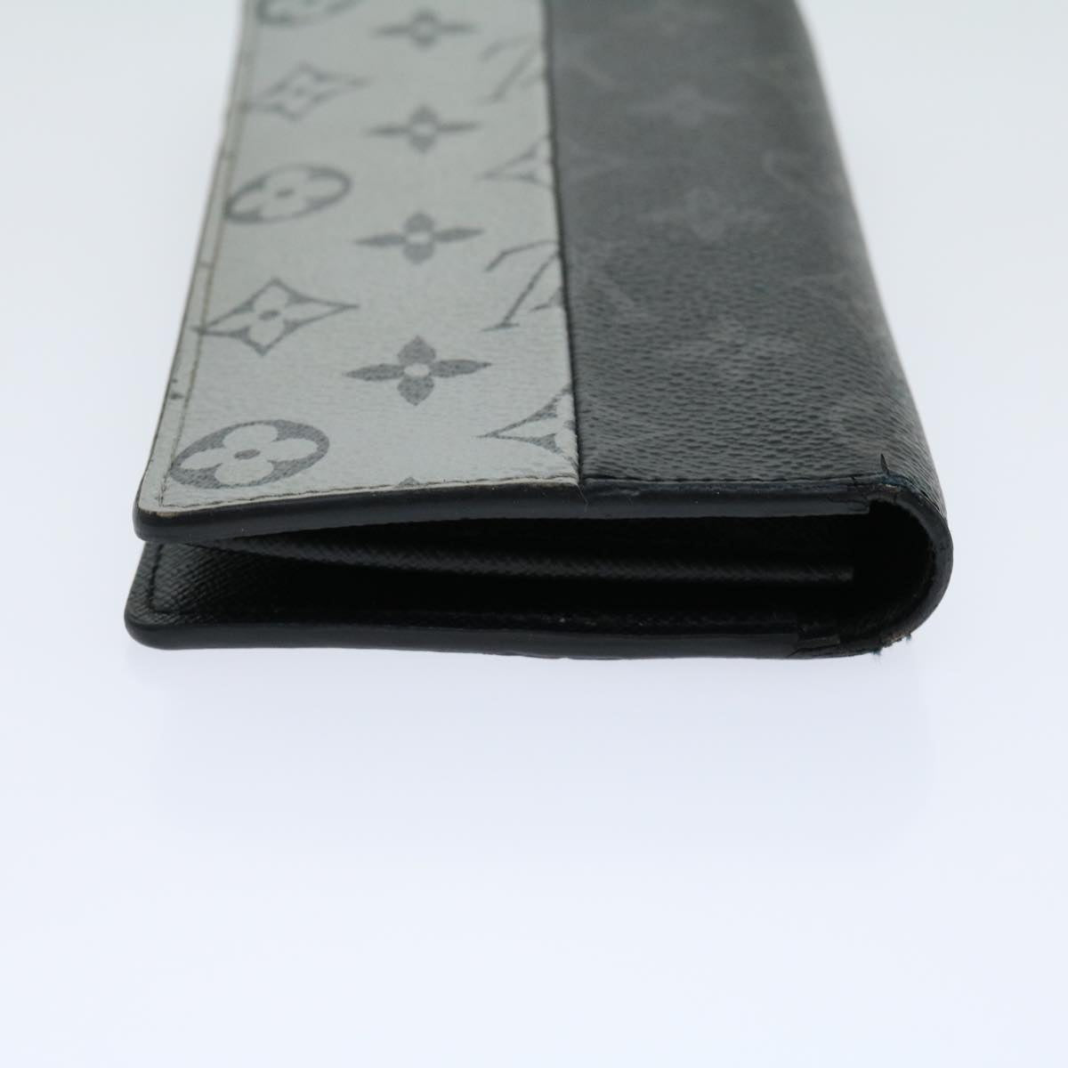 LOUIS VUITTON Eclipse Split Portefeuille Braza Long Wallet M63027 LV Auth 30731A