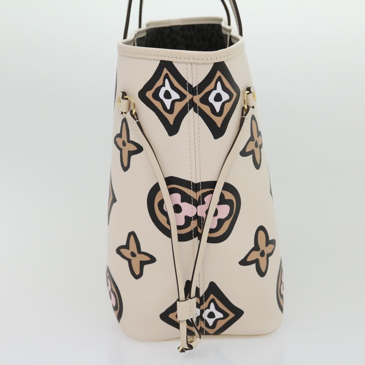 LOUIS VUITTON Monogram Wild at Heart Neverfull MM Tote Bag M45819 Auth 30747S