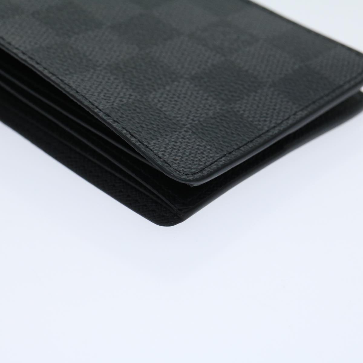 LOUIS VUITTON Damier Graphite Portefeuille Slender Wallet N63261 LV Auth 31031A