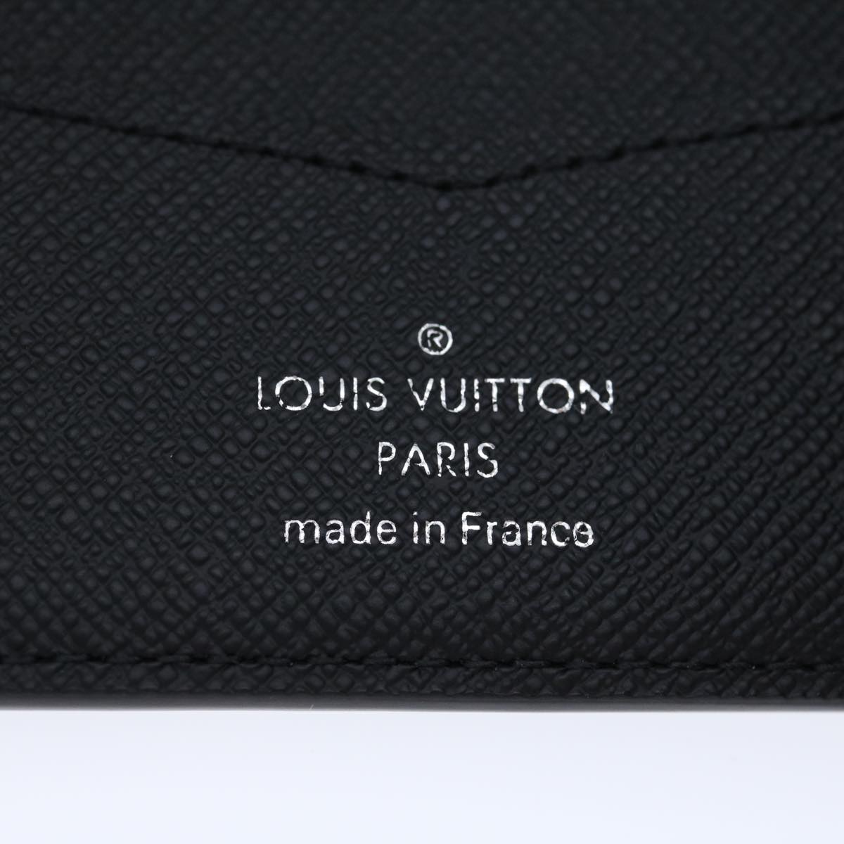 LOUIS VUITTON Damier Graphite Portefeuille Slender Wallet N63261 LV Auth 31031A