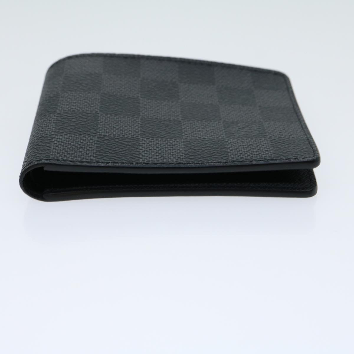 LOUIS VUITTON Damier Graphite Portefeuille Slender Wallet N63261 LV Auth 31031A