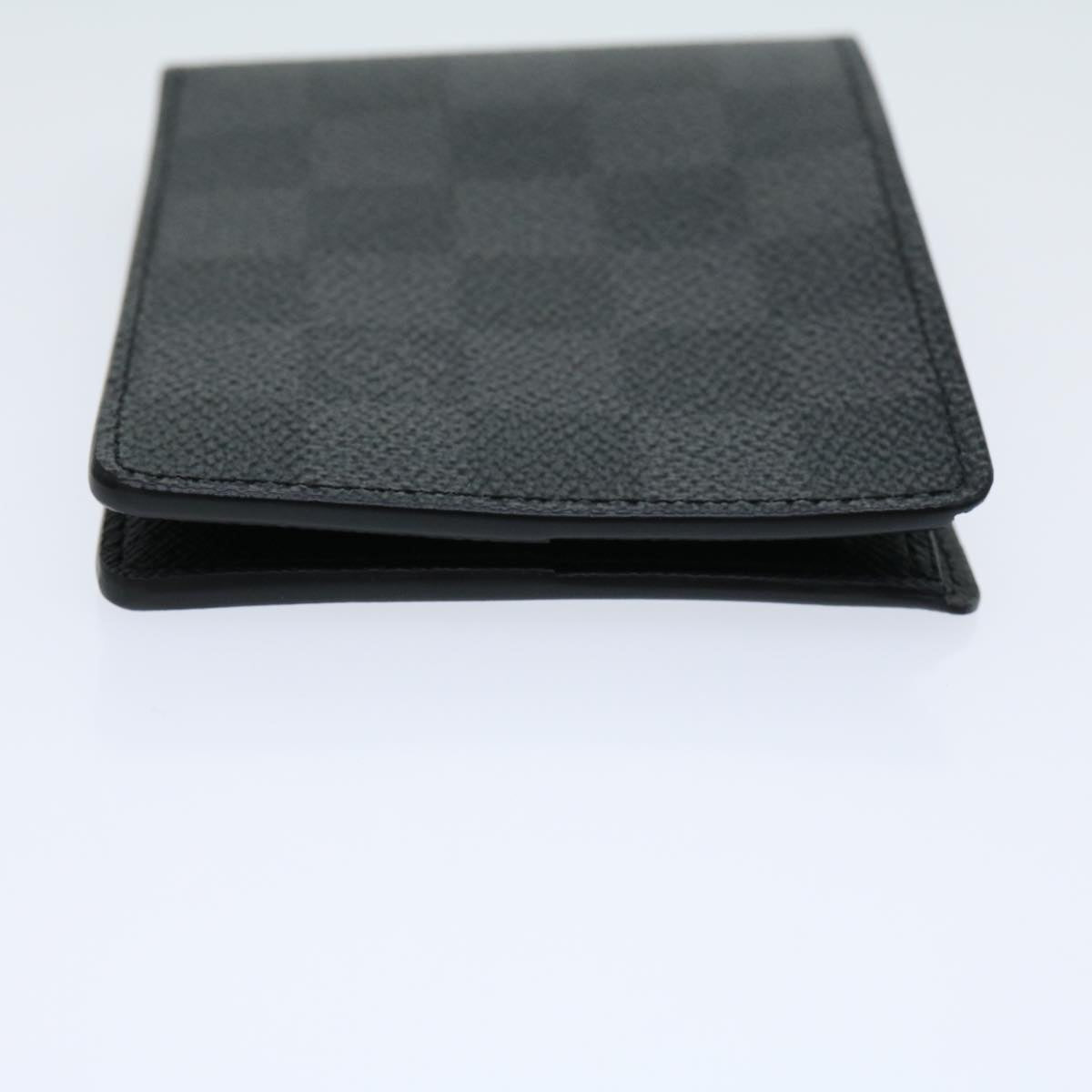 LOUIS VUITTON Damier Graphite Portefeuille Slender Wallet N63261 LV Auth 31031A