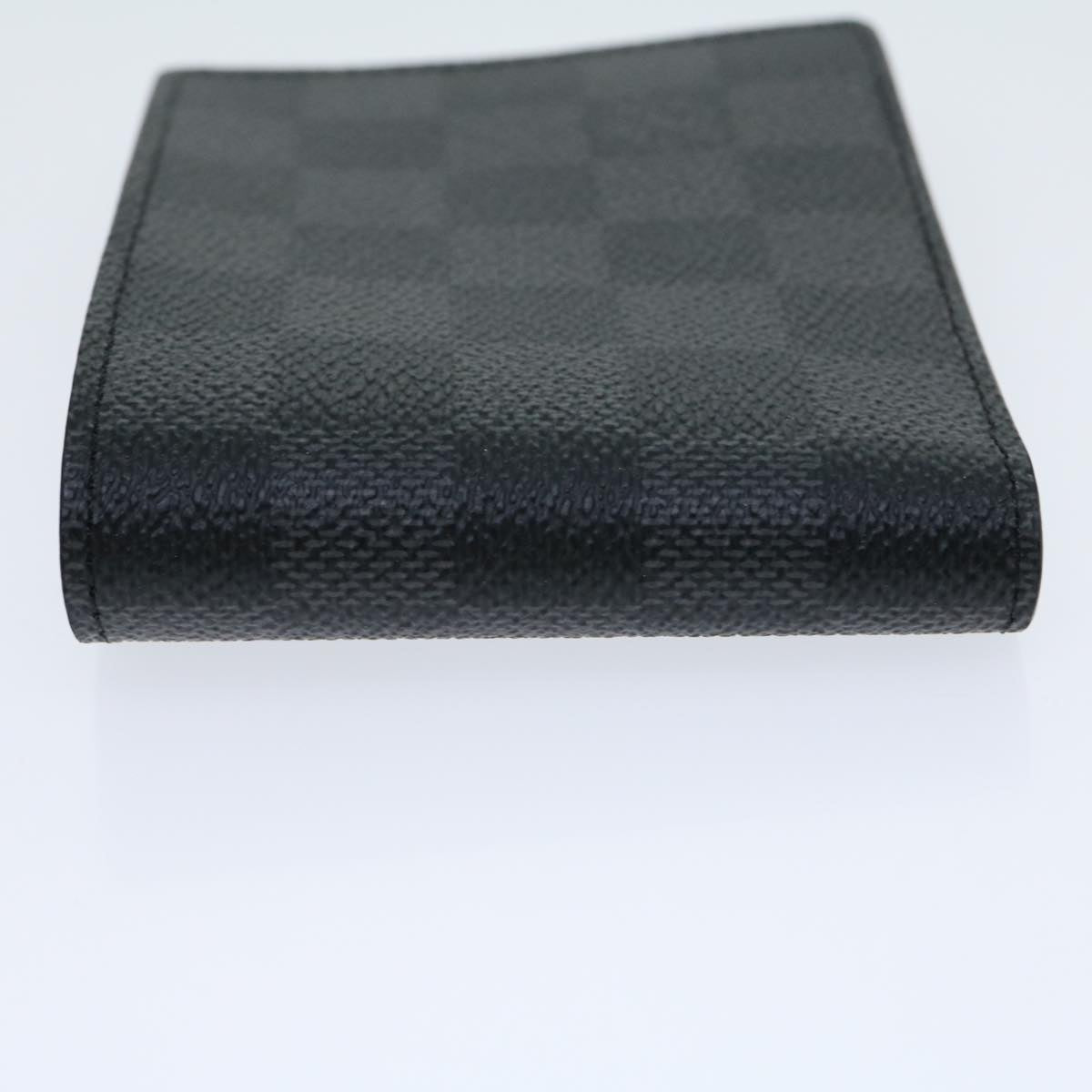 LOUIS VUITTON Damier Graphite Portefeuille Slender Wallet N63261 LV Auth 31031A