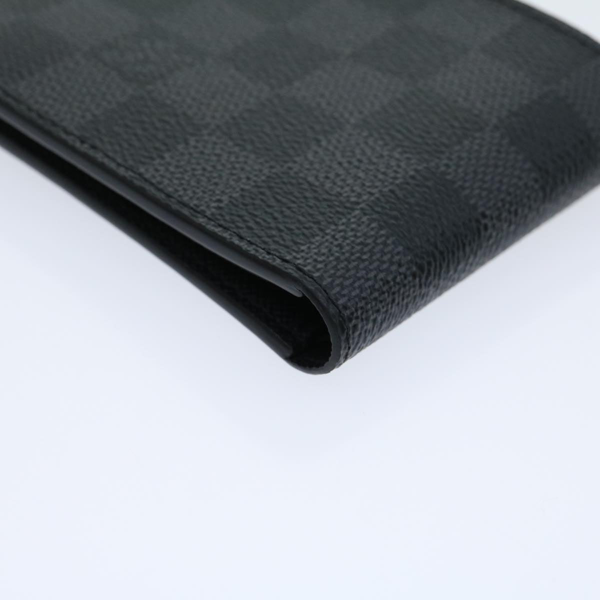 LOUIS VUITTON Damier Graphite Portefeuille Slender Wallet N63261 LV Auth 31031A