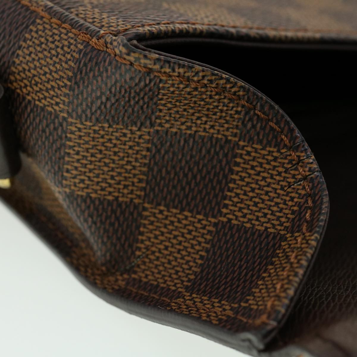 LOUIS VUITTON Damier Ebene Saint Cloud GM Shoulder Bag LV Auth 31123SAV