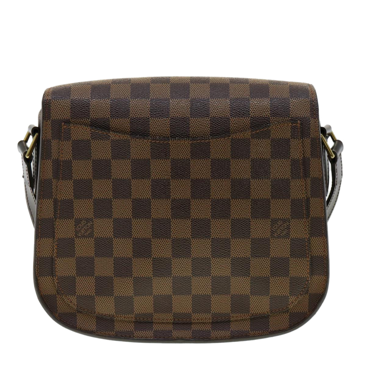 LOUIS VUITTON Damier Ebene Saint Cloud GM Shoulder Bag LV Auth 31123SAV
