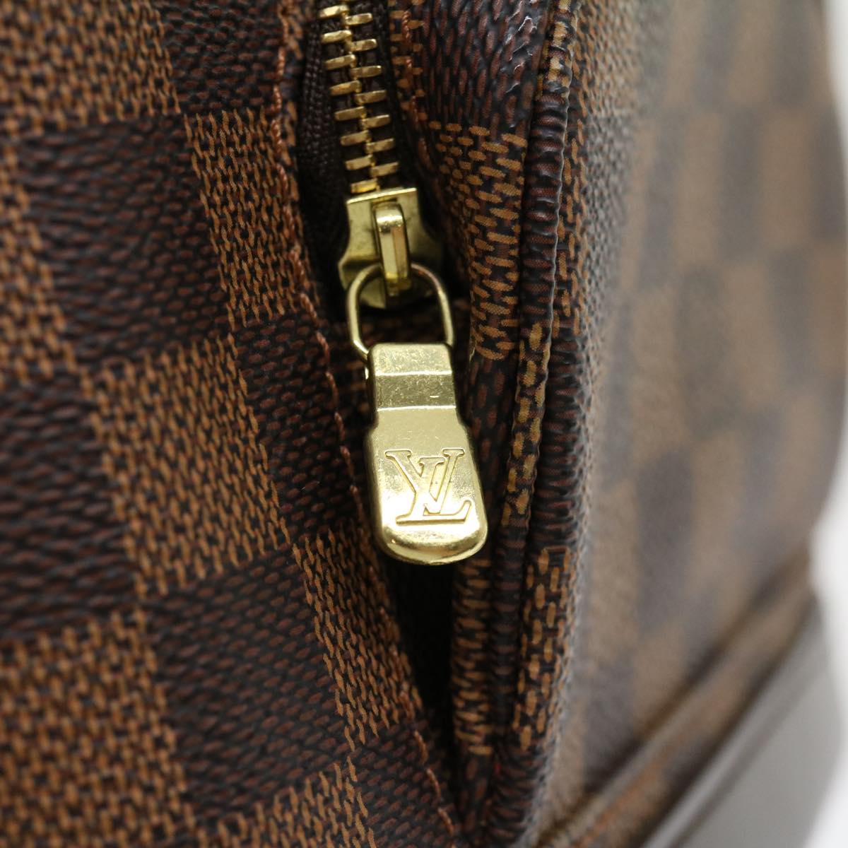 LOUIS VUITTON Damier Ebene Montsouris PM Backpack Auth 31178A