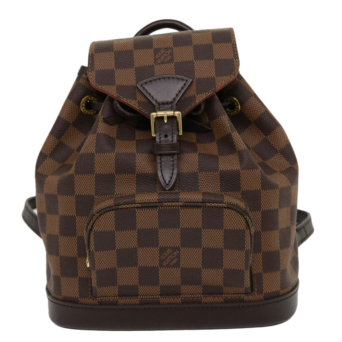 LOUIS VUITTON Damier Ebene Montsouris PM Backpack Auth 31178A