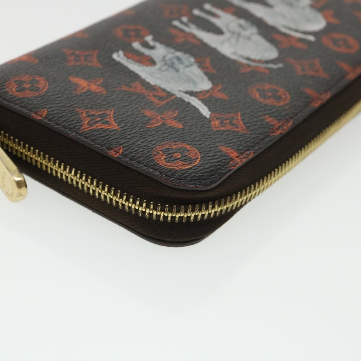 LOUIS VUITTON Monogram transformed Zippy Wallet Long Wallet M63875 Auth 31384A