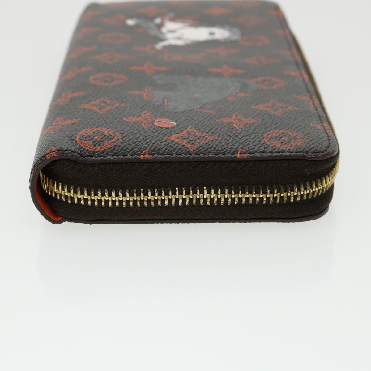 LOUIS VUITTON Monogram transformed Zippy Wallet Long Wallet M63875 Auth 31384A