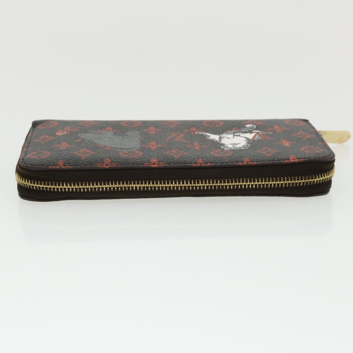 LOUIS VUITTON Monogram transformed Zippy Wallet Long Wallet M63875 Auth 31384A