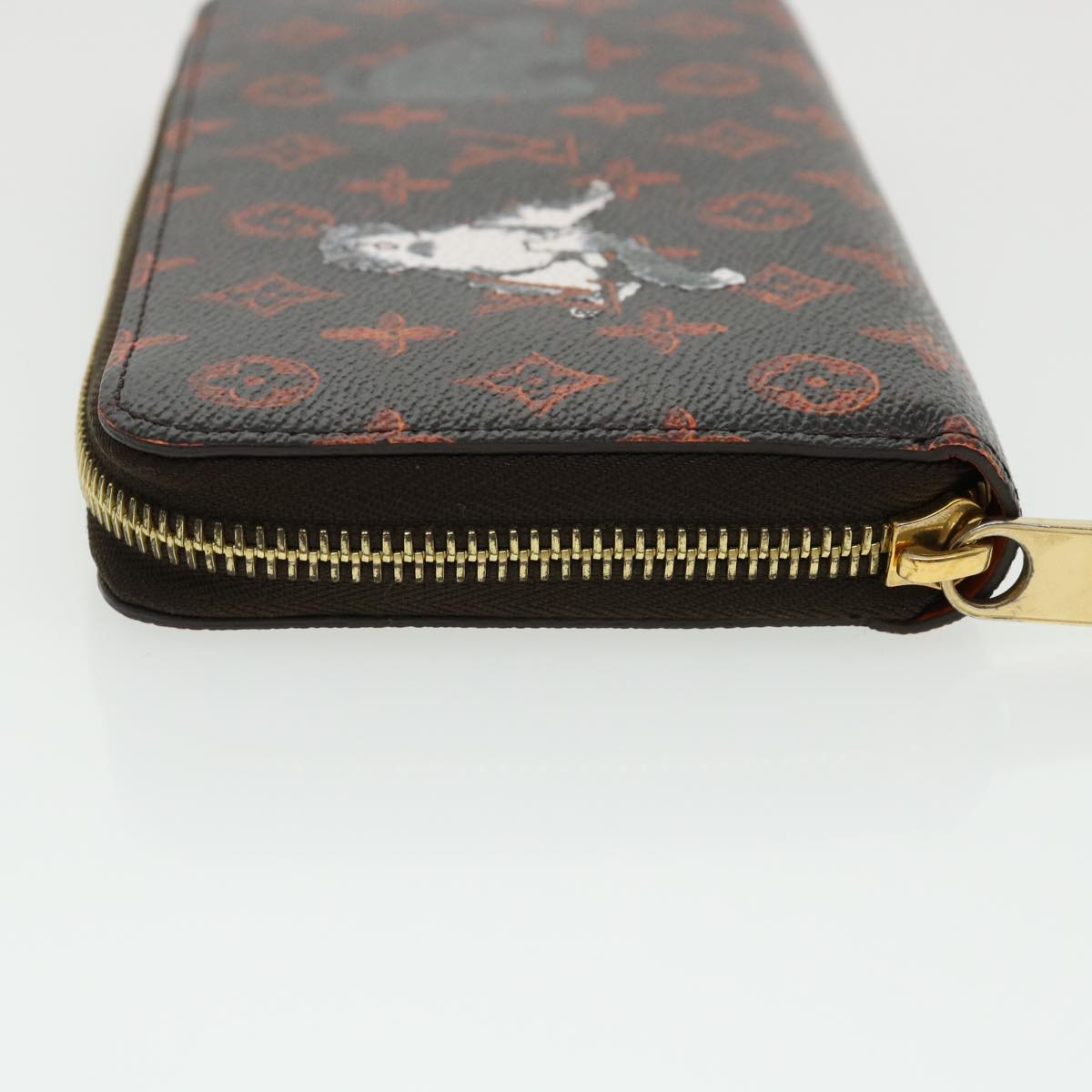 LOUIS VUITTON Monogram transformed Zippy Wallet Long Wallet M63875 Auth 31384A