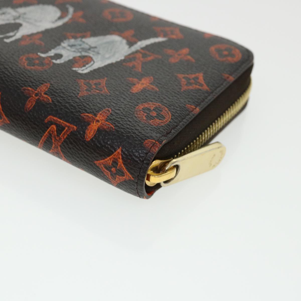 LOUIS VUITTON Monogram transformed Zippy Wallet Long Wallet M63875 Auth 31384A