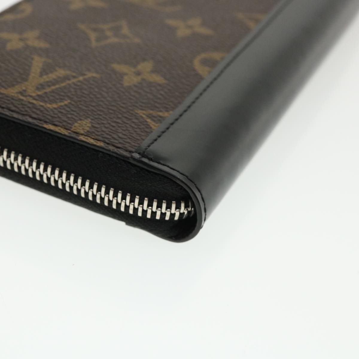 LOUIS VUITTON Monogram Macassar Portefeuille Thanon Long Wallet M93800 LV 31715A