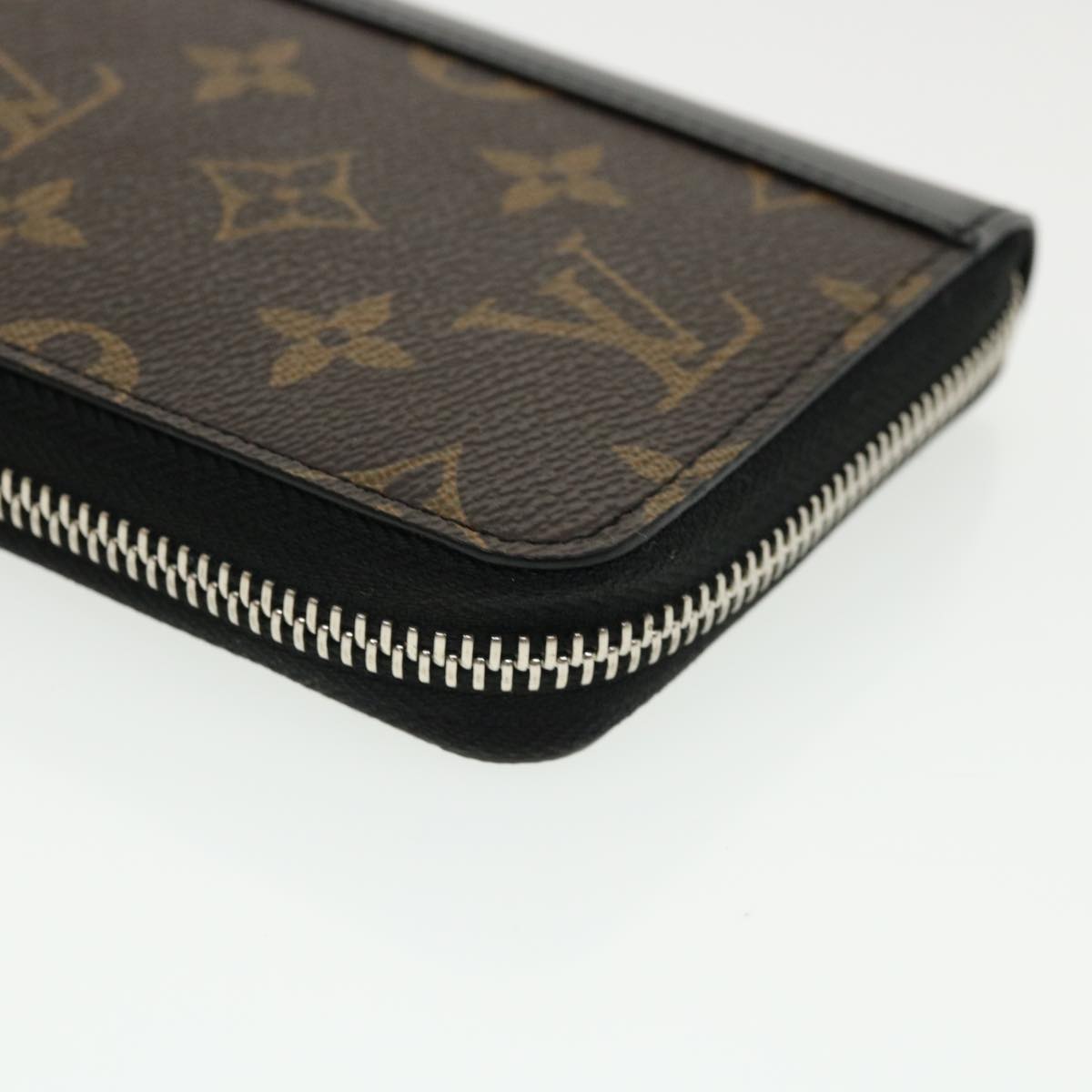 LOUIS VUITTON Monogram Macassar Portefeuille Thanon Long Wallet M93800 LV 31715A