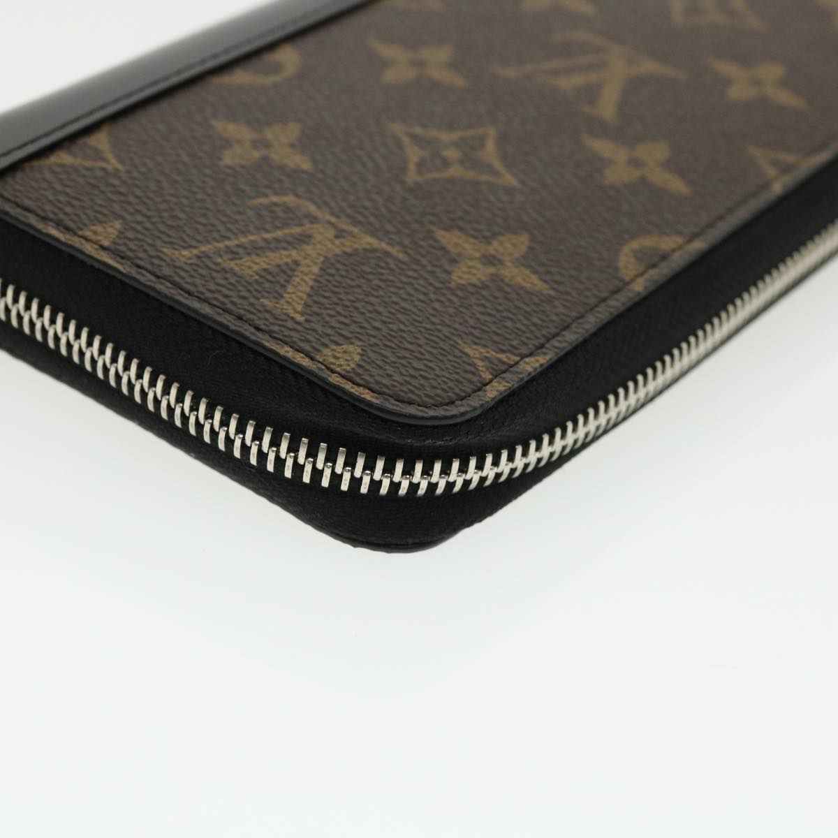 LOUIS VUITTON Monogram Macassar Portefeuille Thanon Long Wallet M93800 LV 31715A