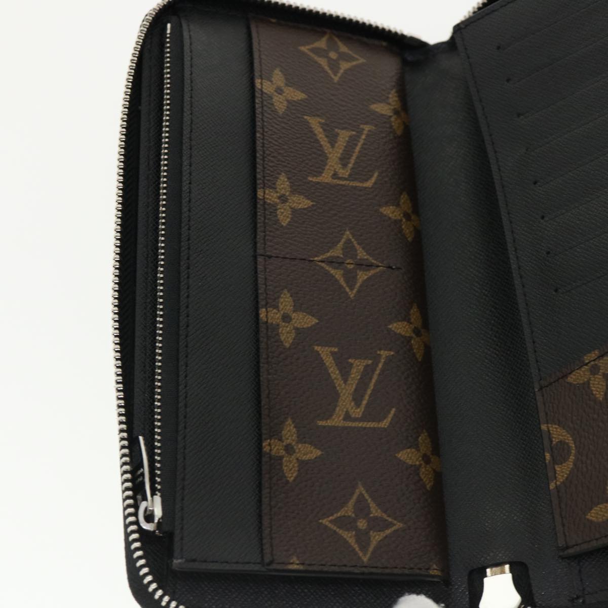 LOUIS VUITTON Monogram Macassar Portefeuille Thanon Long Wallet M93800 LV 31715A