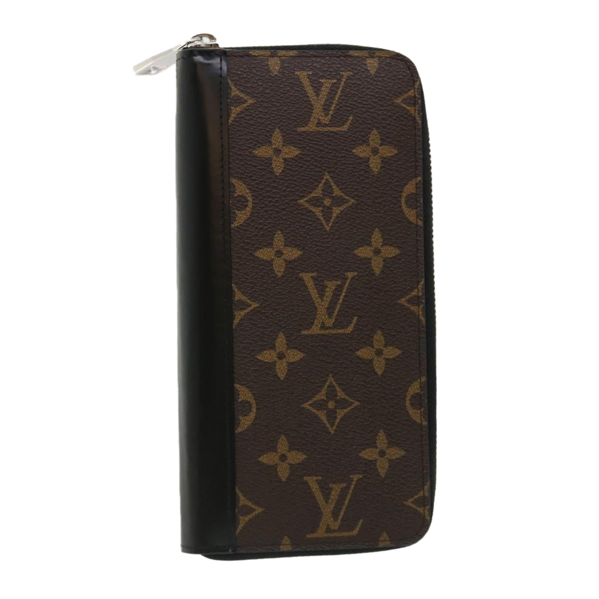 LOUIS VUITTON Monogram Macassar Portefeuille Thanon Long Wallet M93800 LV 31715A