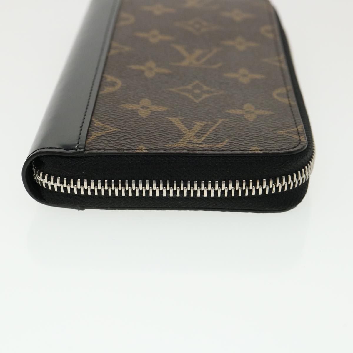 LOUIS VUITTON Monogram Macassar Portefeuille Thanon Long Wallet M93800 LV 31715A