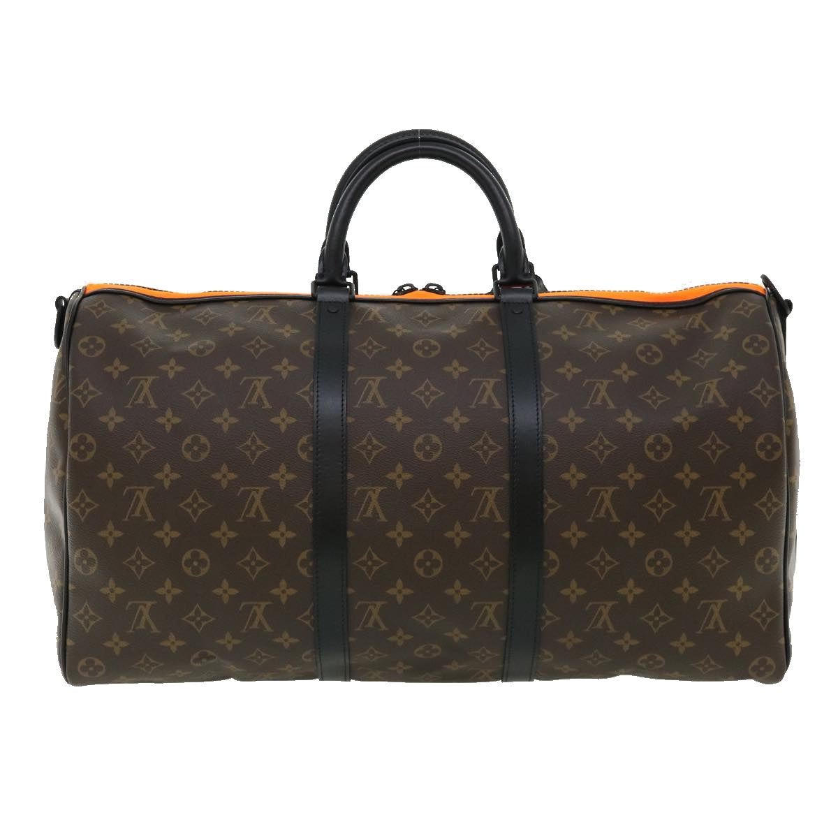 LOUIS VUITTON Cartoon Virgil Keepall Bandouliere50 Boston Bag M45616 Auth 31893SM