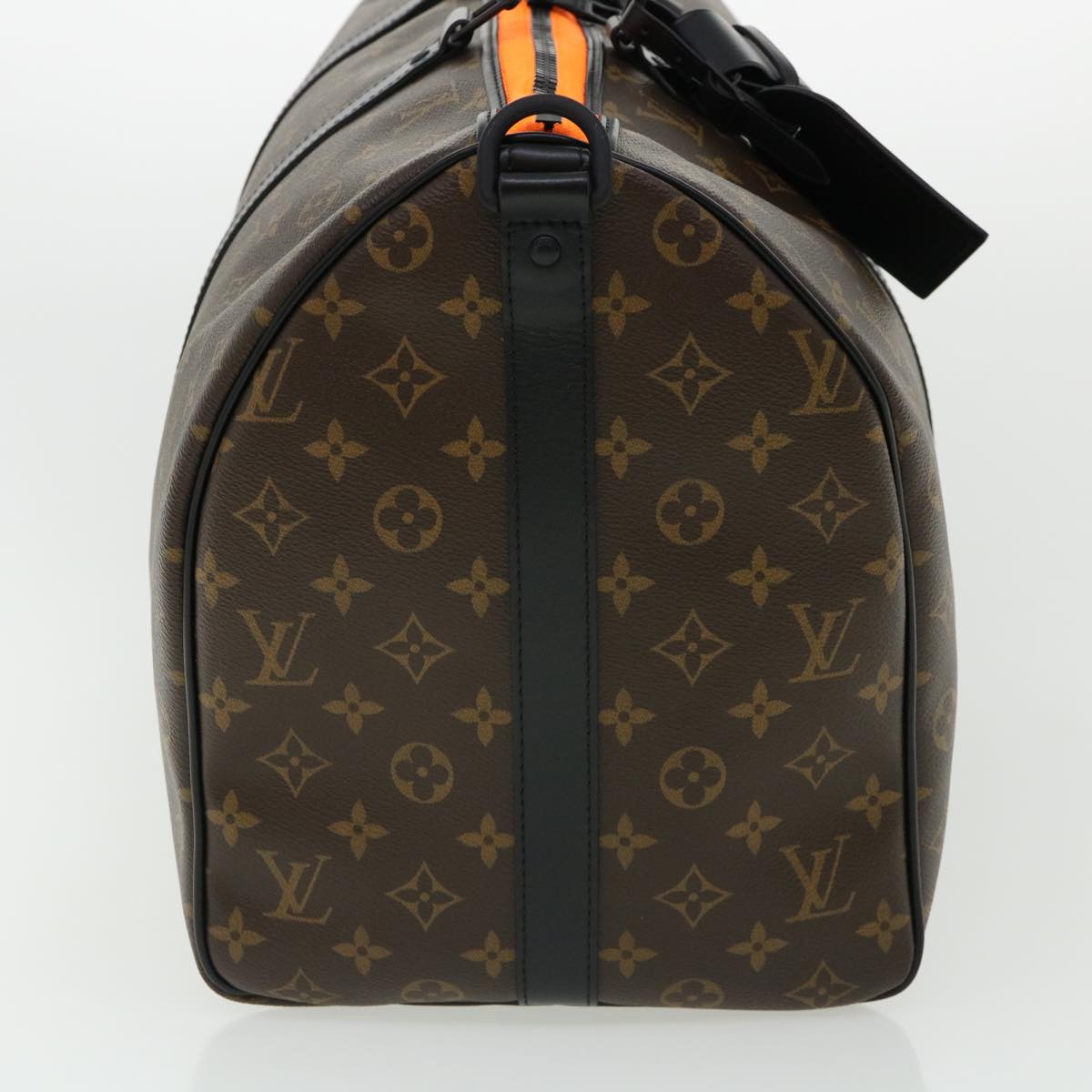 LOUIS VUITTON Cartoon Virgil Keepall Bandouliere50 Boston Bag M45616 Auth 31893SM