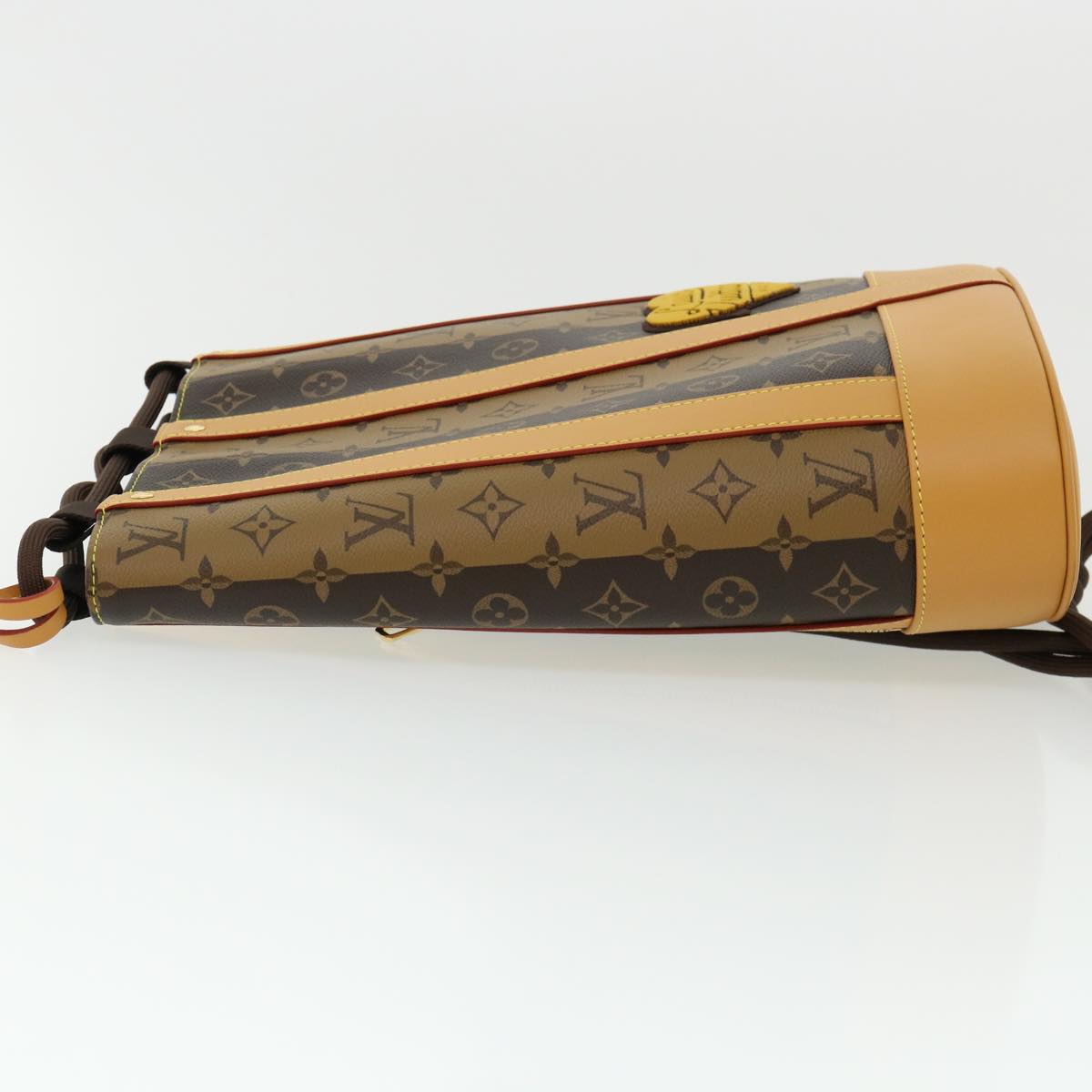 31989S VUITTON Monogram Stripe Randonnee messenger Shoulder M45968 Auth 31989SM