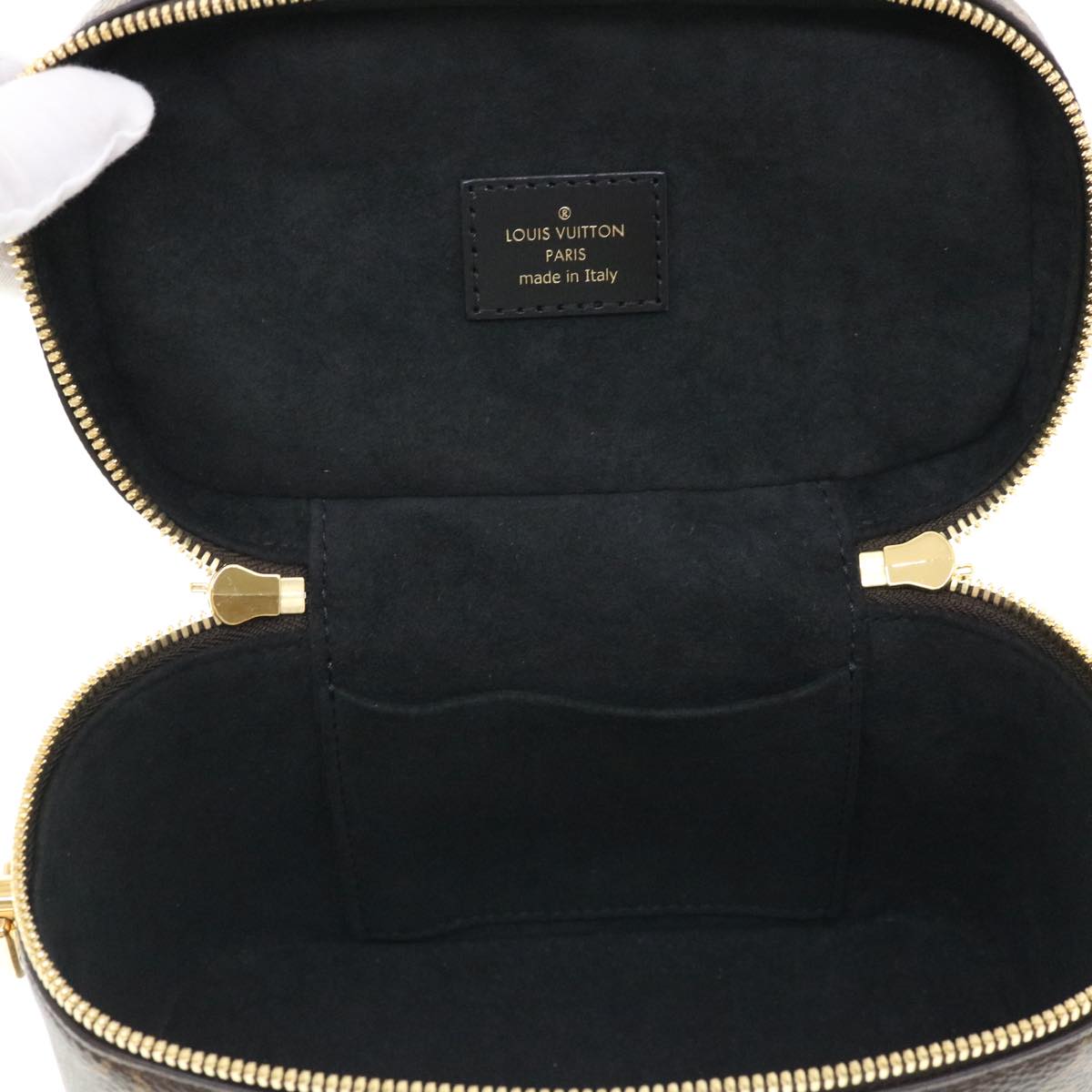 LOUIS VUITTON Monogram Reverse Vanity NVPM Hand Bag 2way M45165 LV Auth 32451S