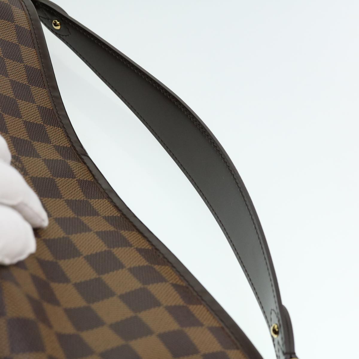 LOUIS VUITTON Damier Ebene Delightful PM Shoulder Bag N41459 LV Auth 32626SA