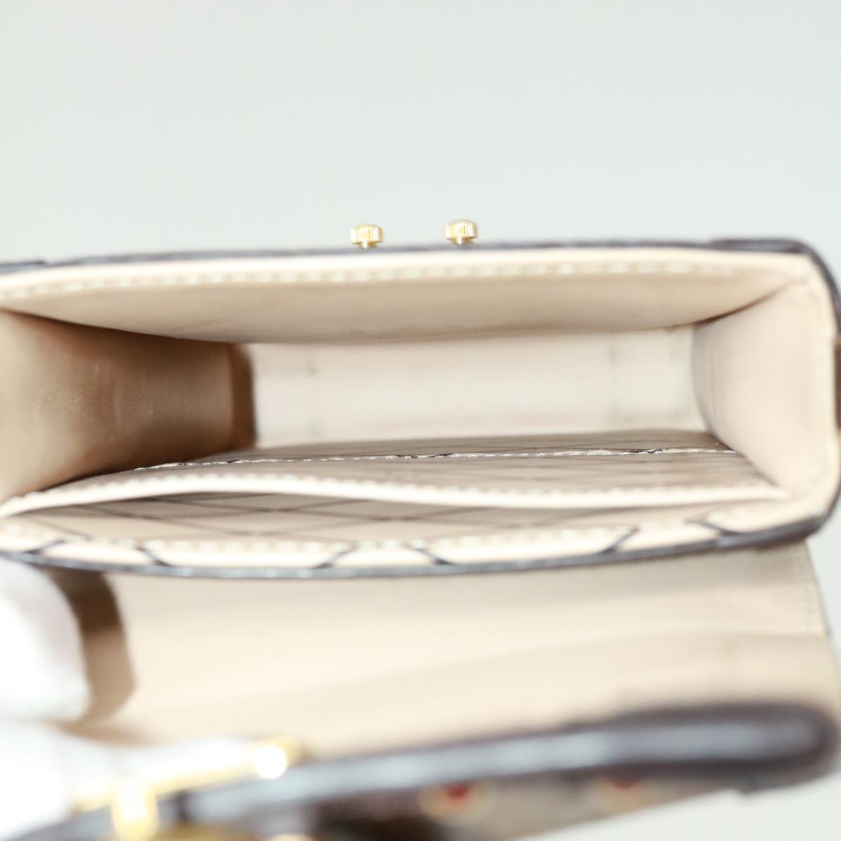LOUIS VUITTON Reverse Pochette Trunk Vertical Shoulder Bag M67873 LV Auth 32652S