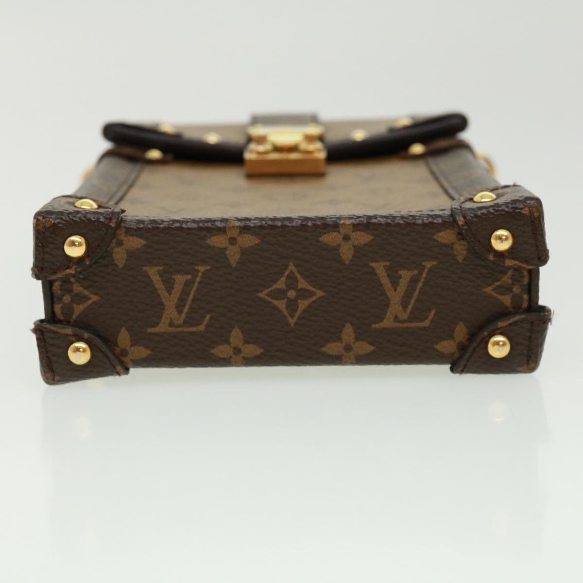 LOUIS VUITTON Reverse Pochette Trunk Vertical Shoulder Bag M67873 LV Auth 32652S