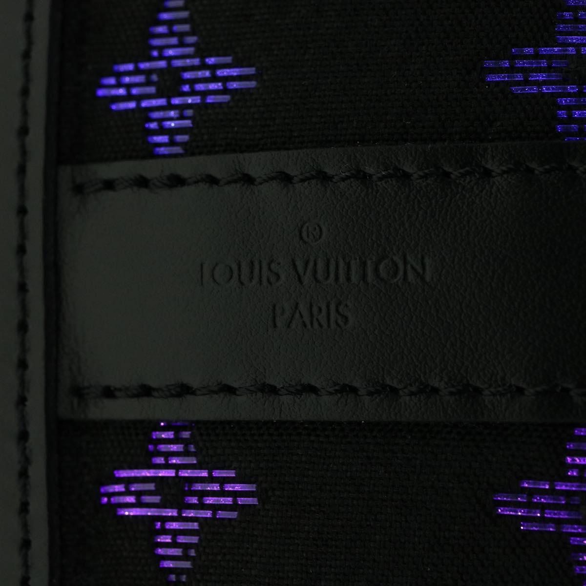 LOUIS VUITTON Monogram Light Up Keepall Bandouliere 50 Boston M44770 Auth 32711SM