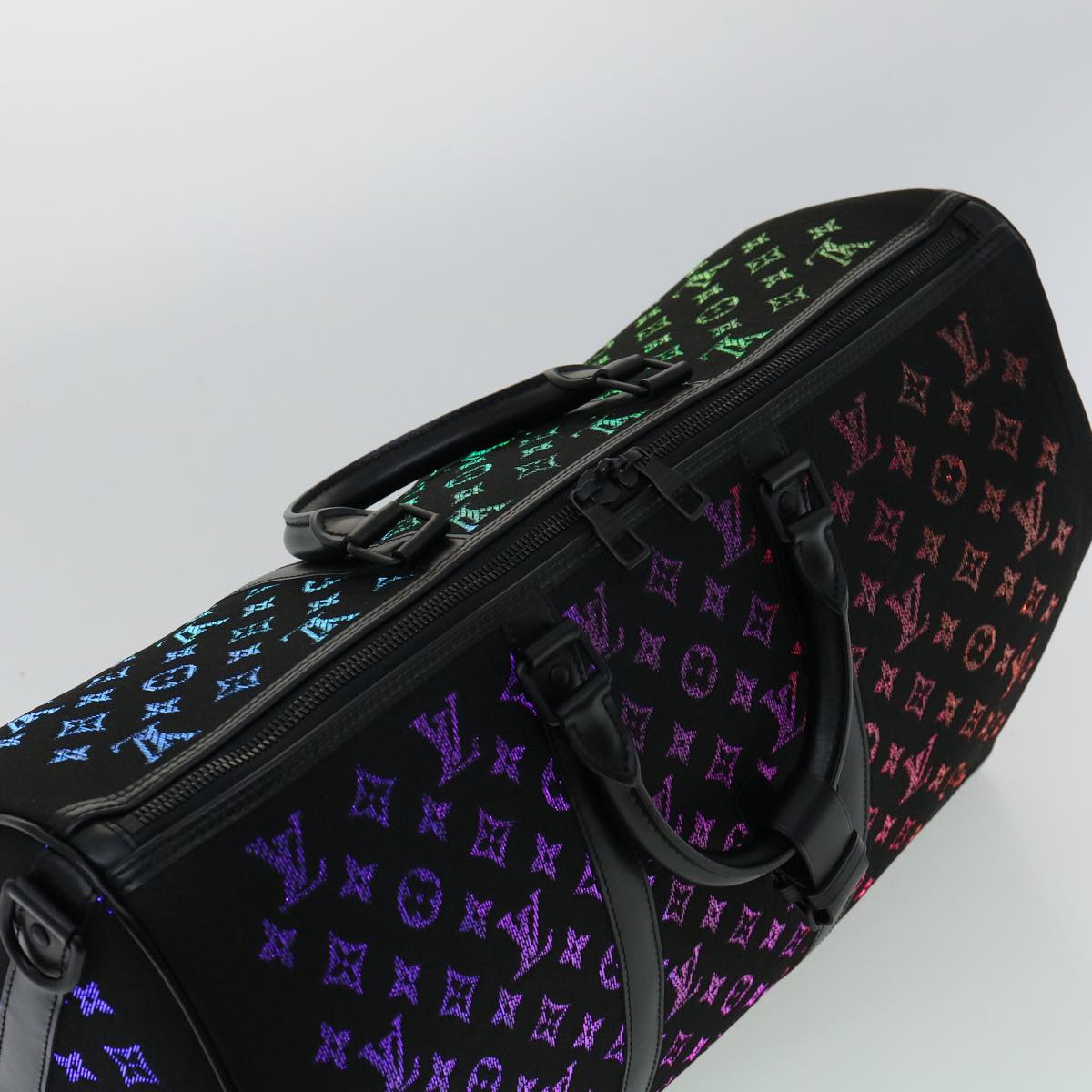 LOUIS VUITTON Monogram Light Up Keepall Bandouliere 50 Boston M44770 Auth 32711SM