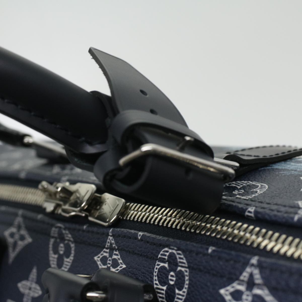 LOUIS VUITTON Monogram savanna Keepall Bandouliere 45 Boston M54129 Auth 33473S