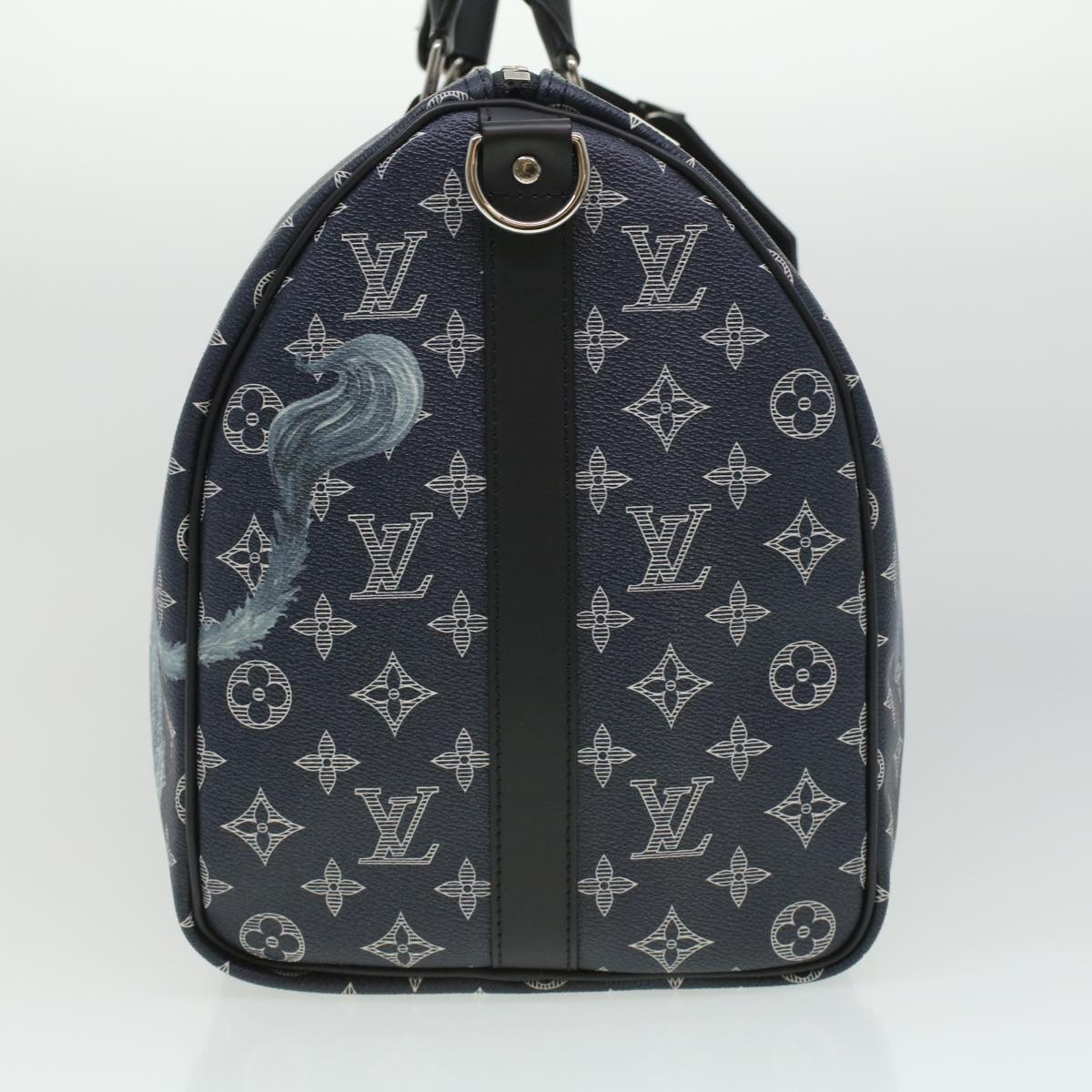 LOUIS VUITTON Monogram savanna Keepall Bandouliere 45 Boston M54129 Auth 33473S