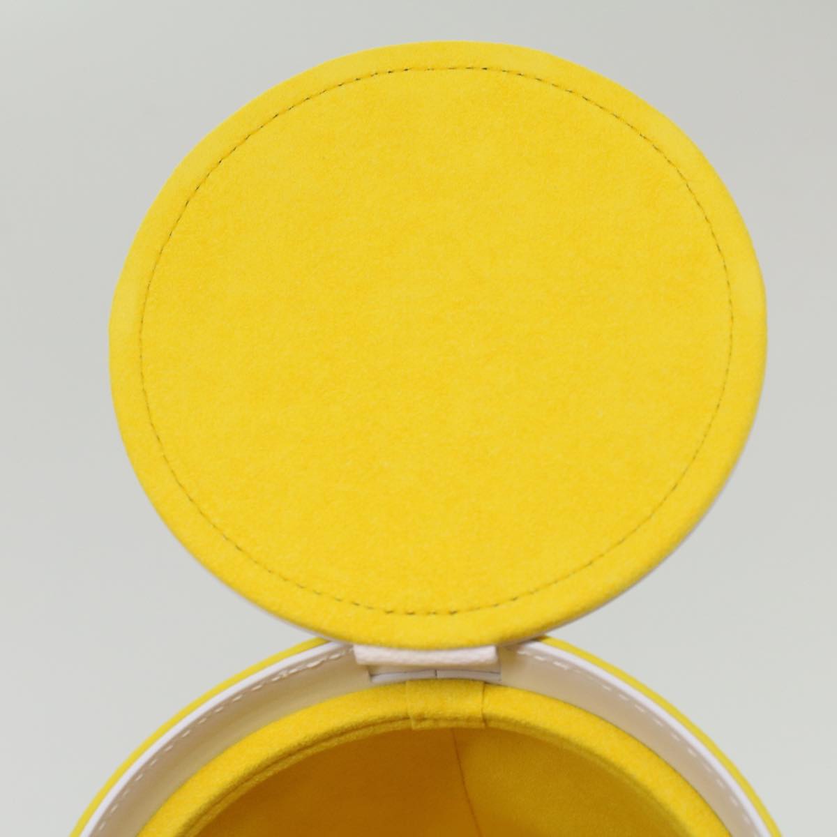 LOUIS VUITTON Monogram Painted Can Hand Bag PVC 2way Yellow M81593 Auth 34199S