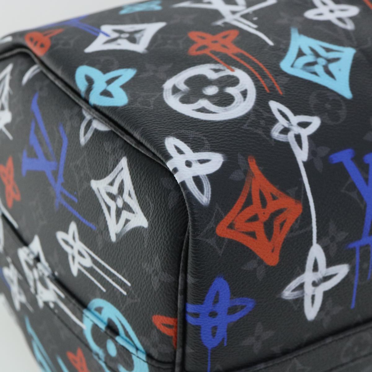 LOUIS VUITTON Monogram Eclipse Keepall Bandouliere 50 Boston M21384 Auth 34215S