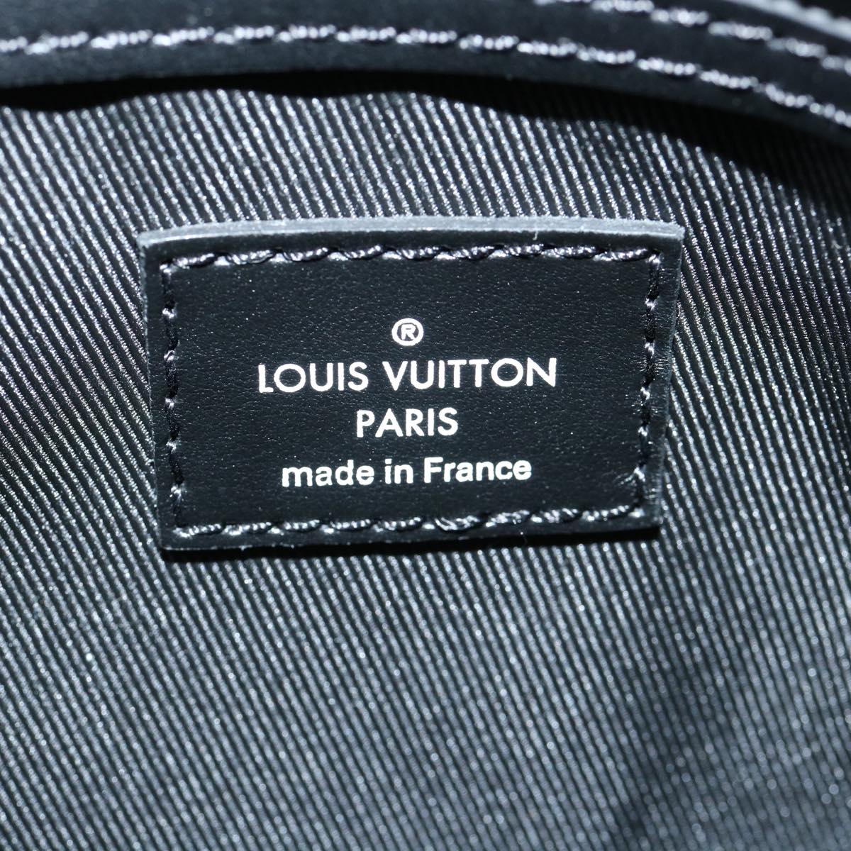 LOUIS VUITTON Monogram Eclipse Keepall Bandouliere 50 Boston M21384 Auth 34215S