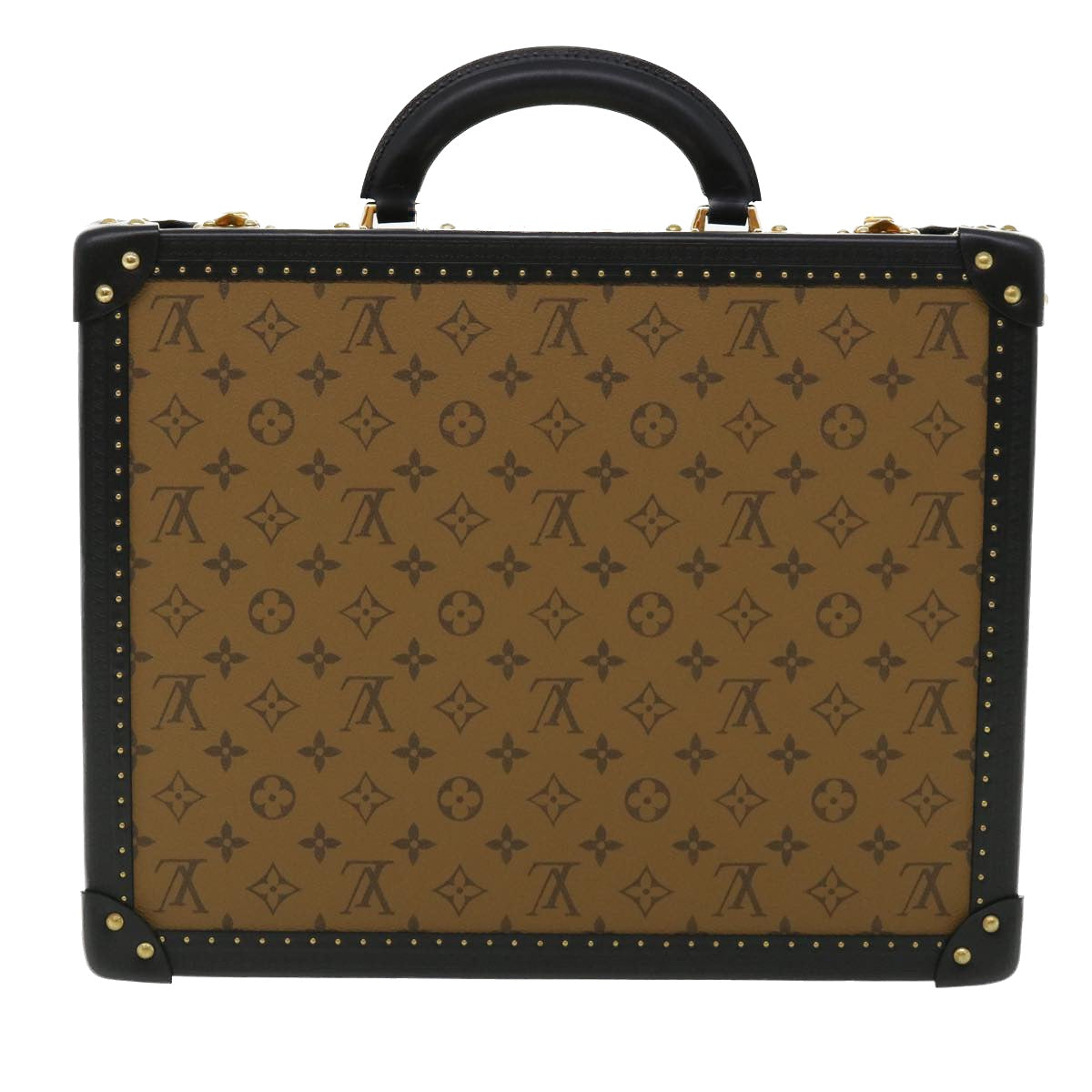 LOUIS VUITTON Monogram Reverse Canvas Cotteville 40 Trunk M20085 LV Auth 34216S